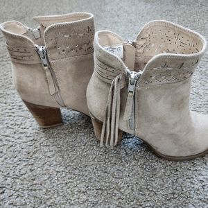Suede ankle boots